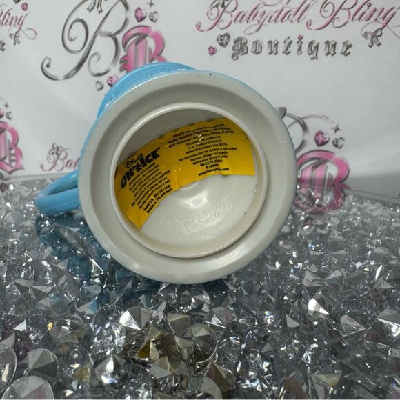 Disney Cinderella cup plastic Disney on ice flip flop open top blue pink cute - Picture 2 of 6